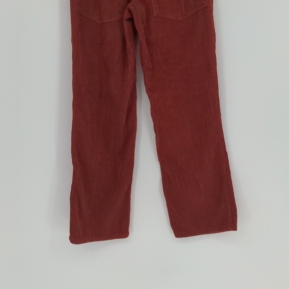 BDG Urban Outfitters Orange/Red Corduroy Straight Leg Mid Rise Pant Size 25 - Picture 13 of 15